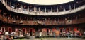 FUJIAN PROVINCE, CHINA Ã¢â¬â CIRCA MAY 2016: The Fujian tulou, the chinese rural dwelling unique to the Hakka minority in Fujian Royalty Free Stock Photo